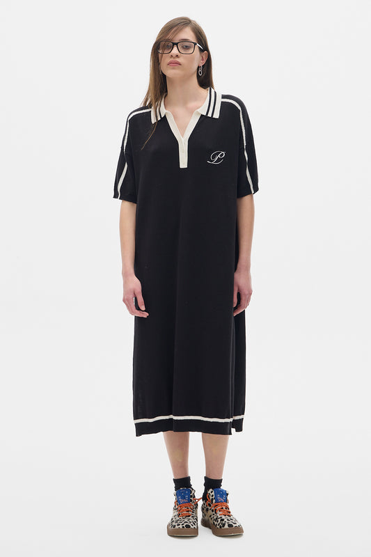 Pol Knit Dress_Black