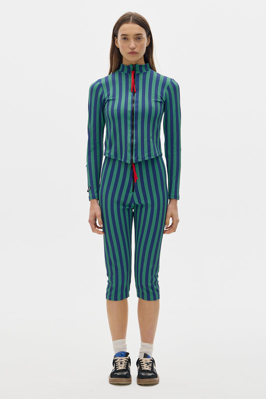 Capri Leggings_Green/Blue