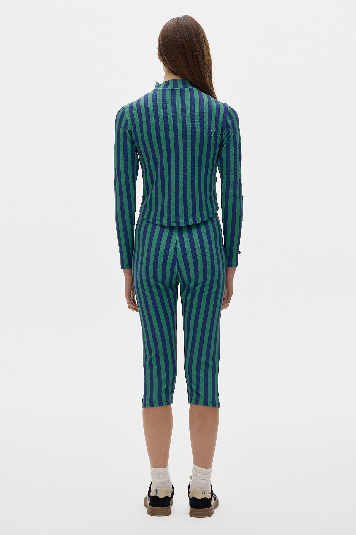 Capri Leggings_Green/Blue