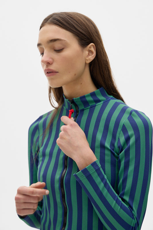 Moon Rashguard_Green/Blue