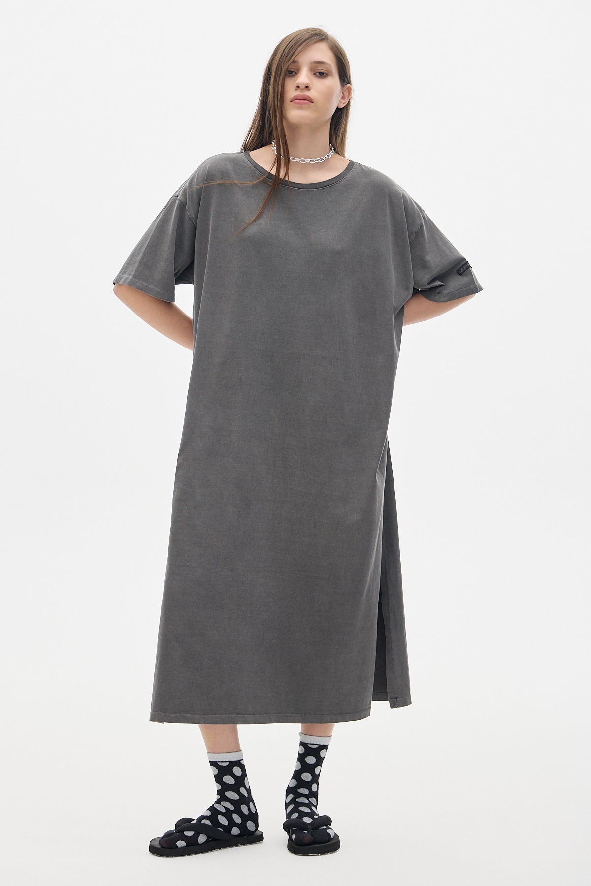 Pad Dress_Grey
