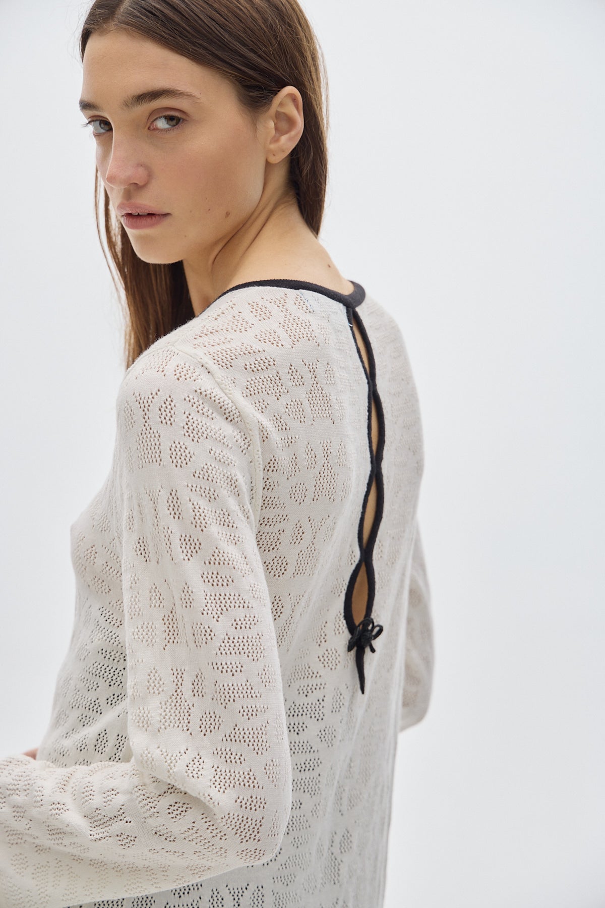 Ravi Knit Tunic Dress_Off White