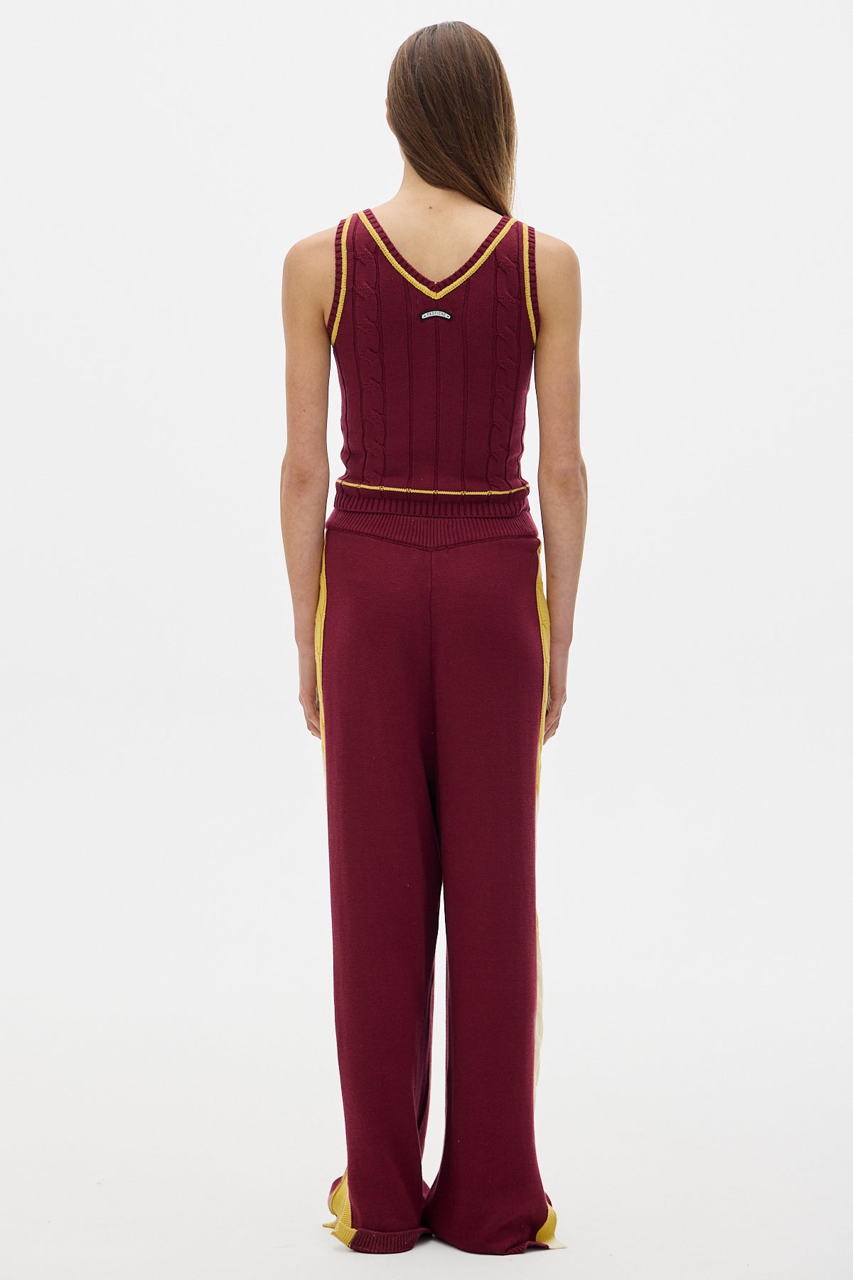 Morgan Knit Tank Top_Bordeaux