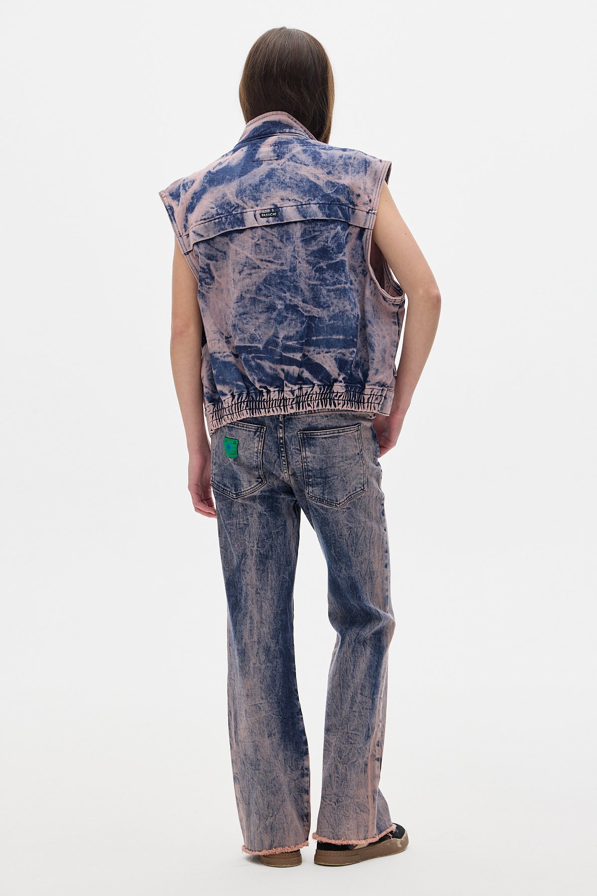 Explorer Denim Vest_Rose Washed