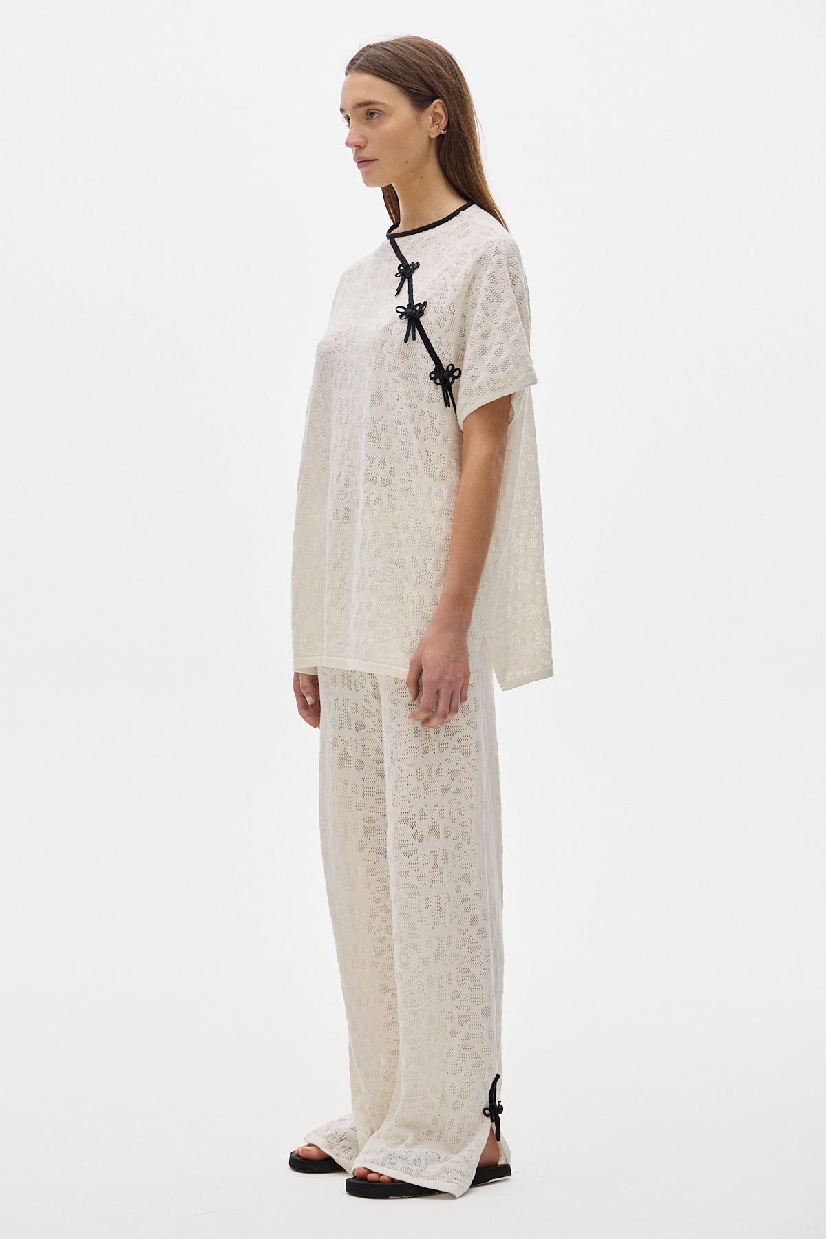 Meta Knit Blouse_Off White