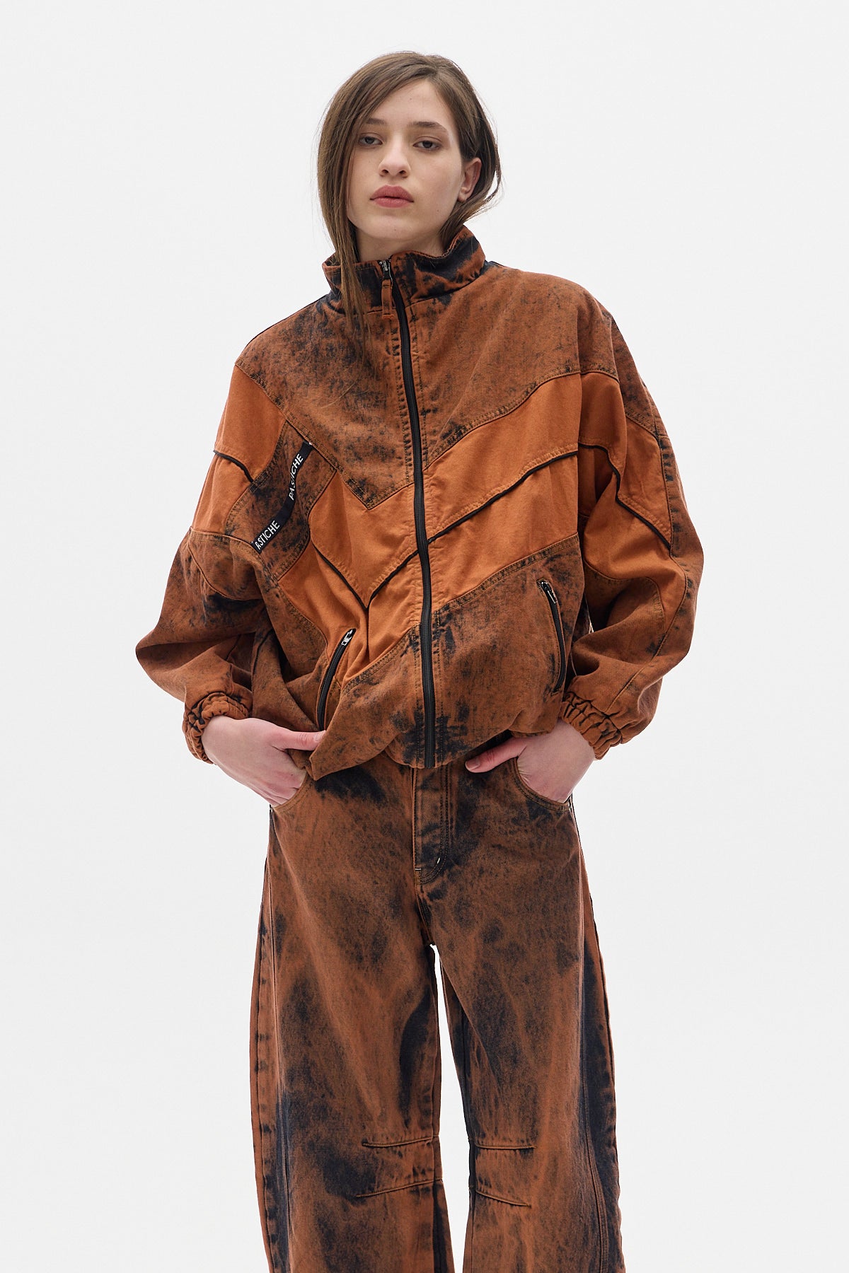 Olimpica Denim Jacket_Rust Washed