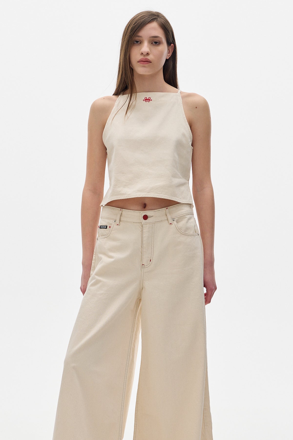 Wild Denim Pants_Cream