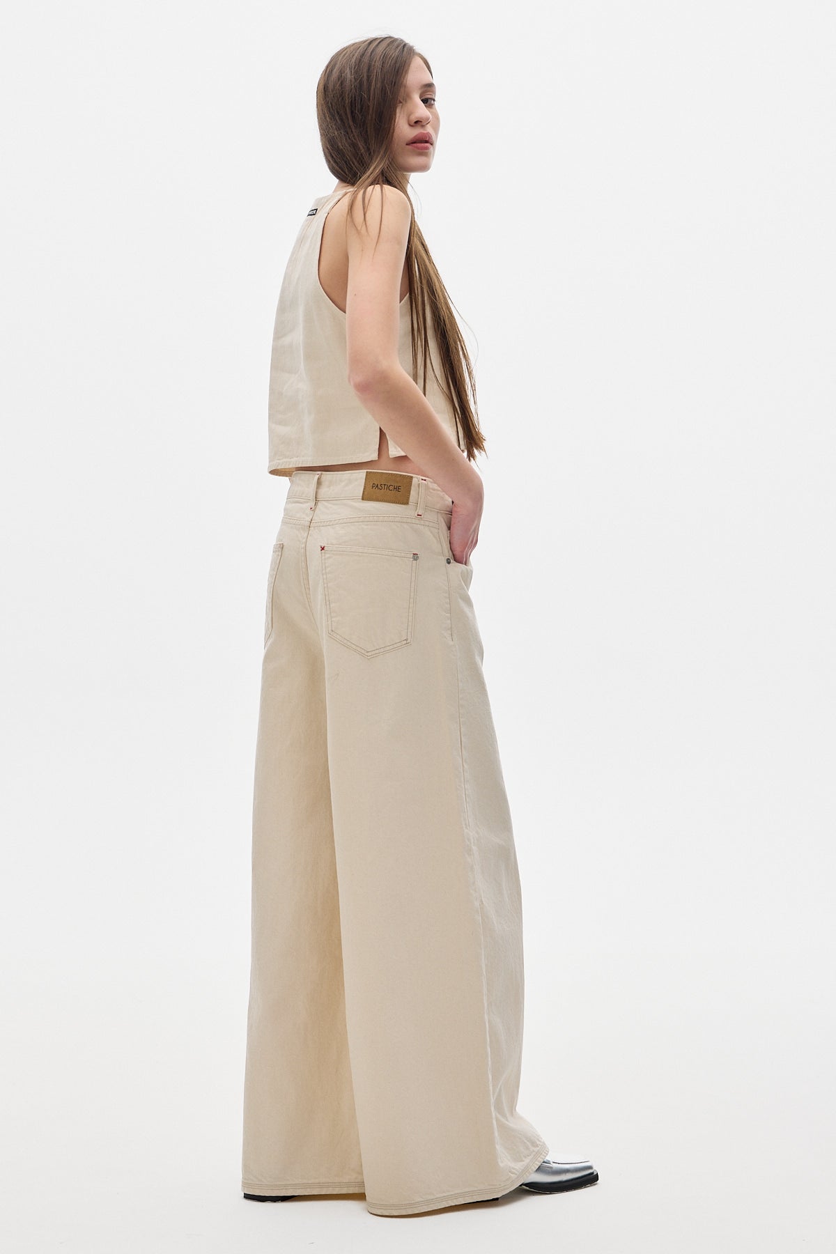 Wild Denim Pants_Cream