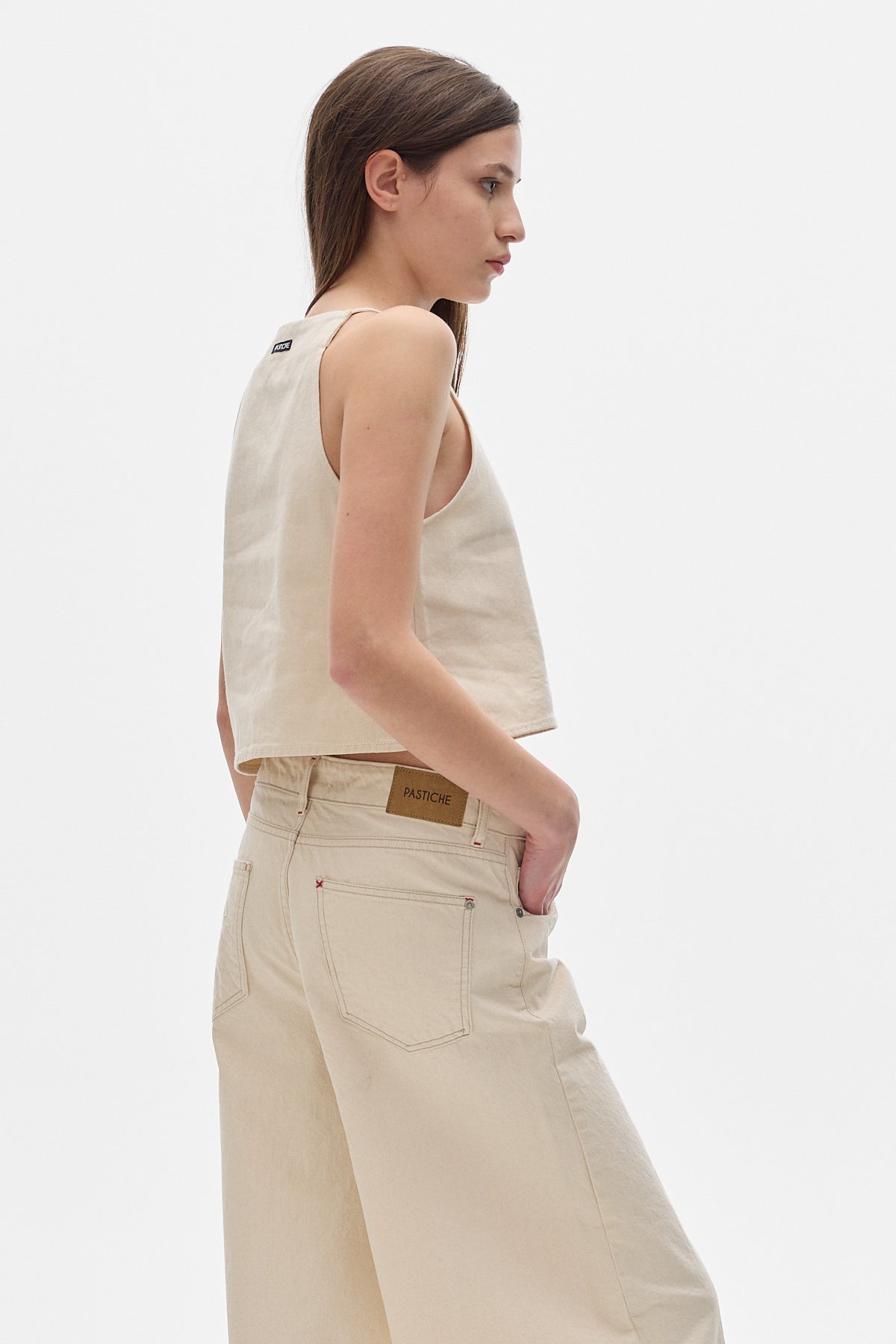 Wild Denim Pants_Cream