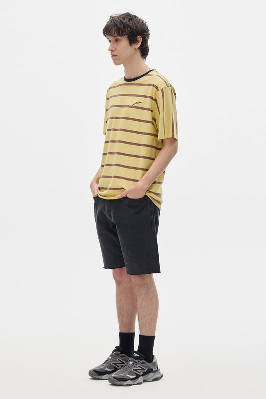 Koi Stripes T-Shirt_Yellow
