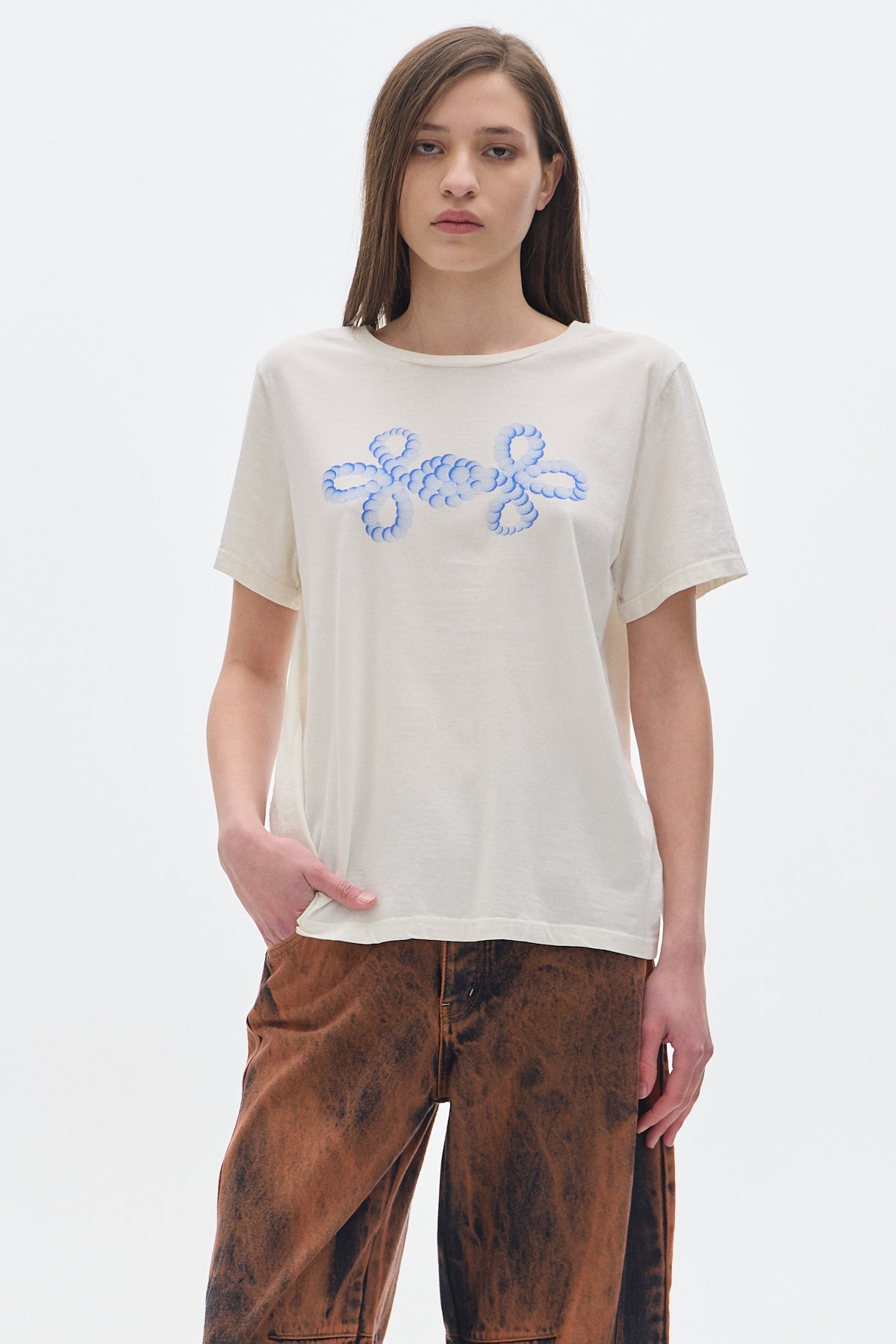 Atenas Graphic T-Shirt_Knot Cream