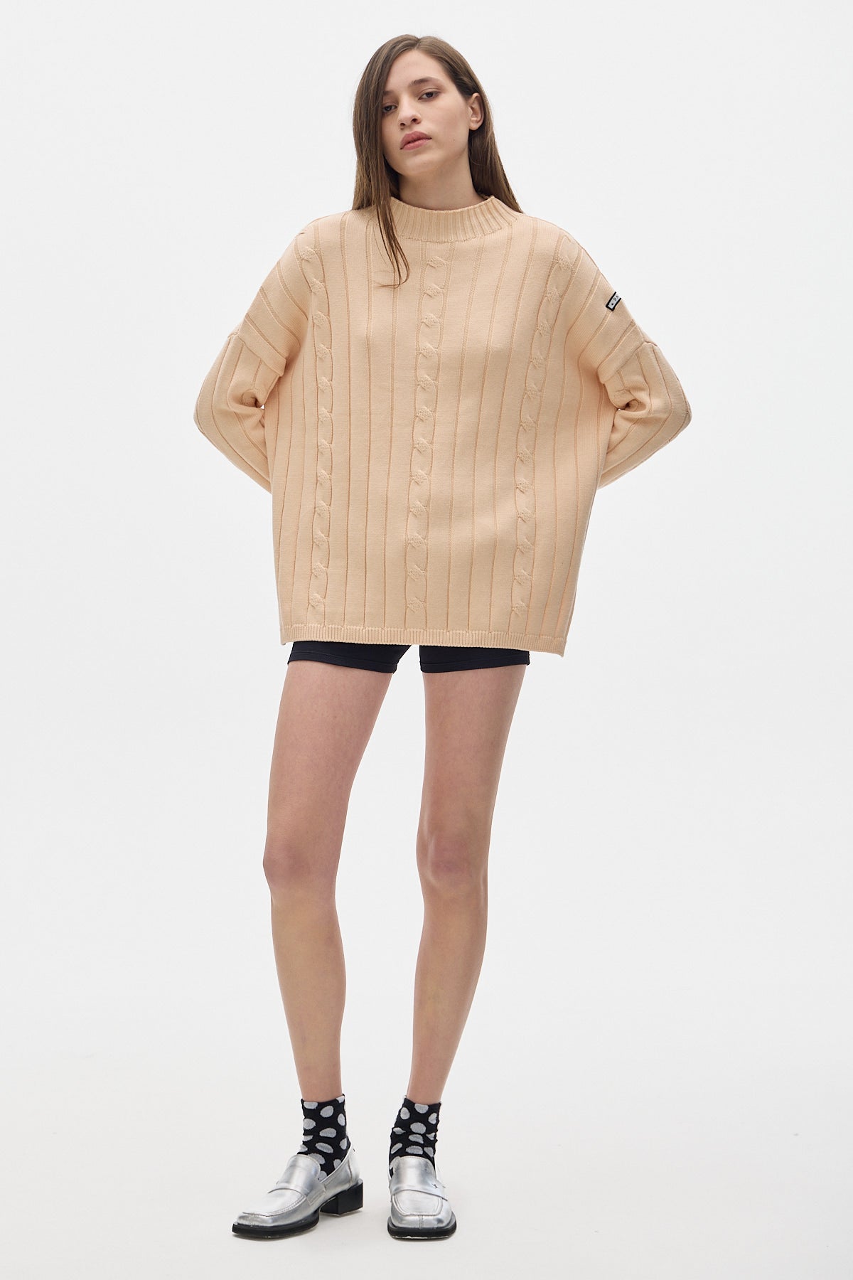 Serge Knit Sweater_Peach