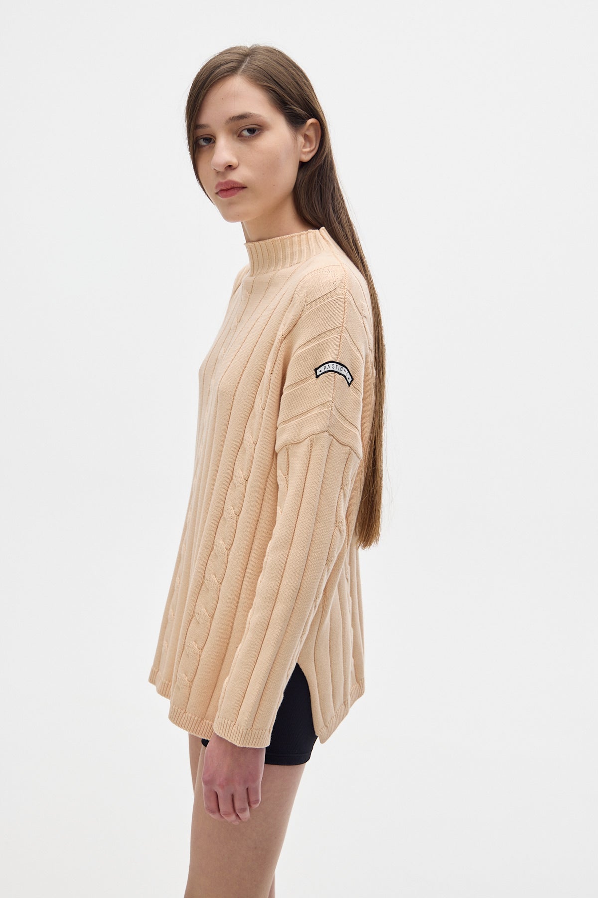 Serge Knit Sweater_Peach