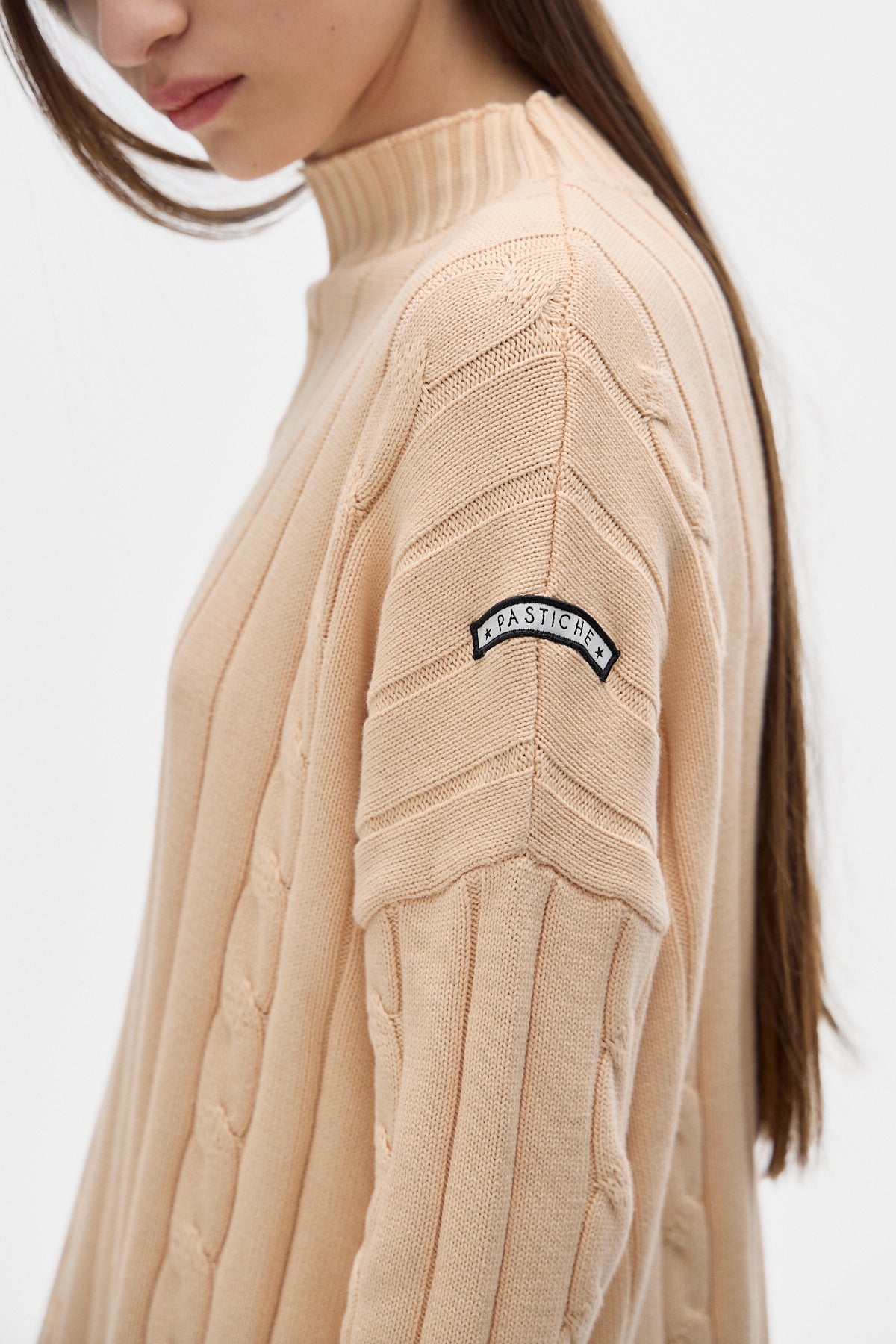 Serge Knit Sweater_Peach