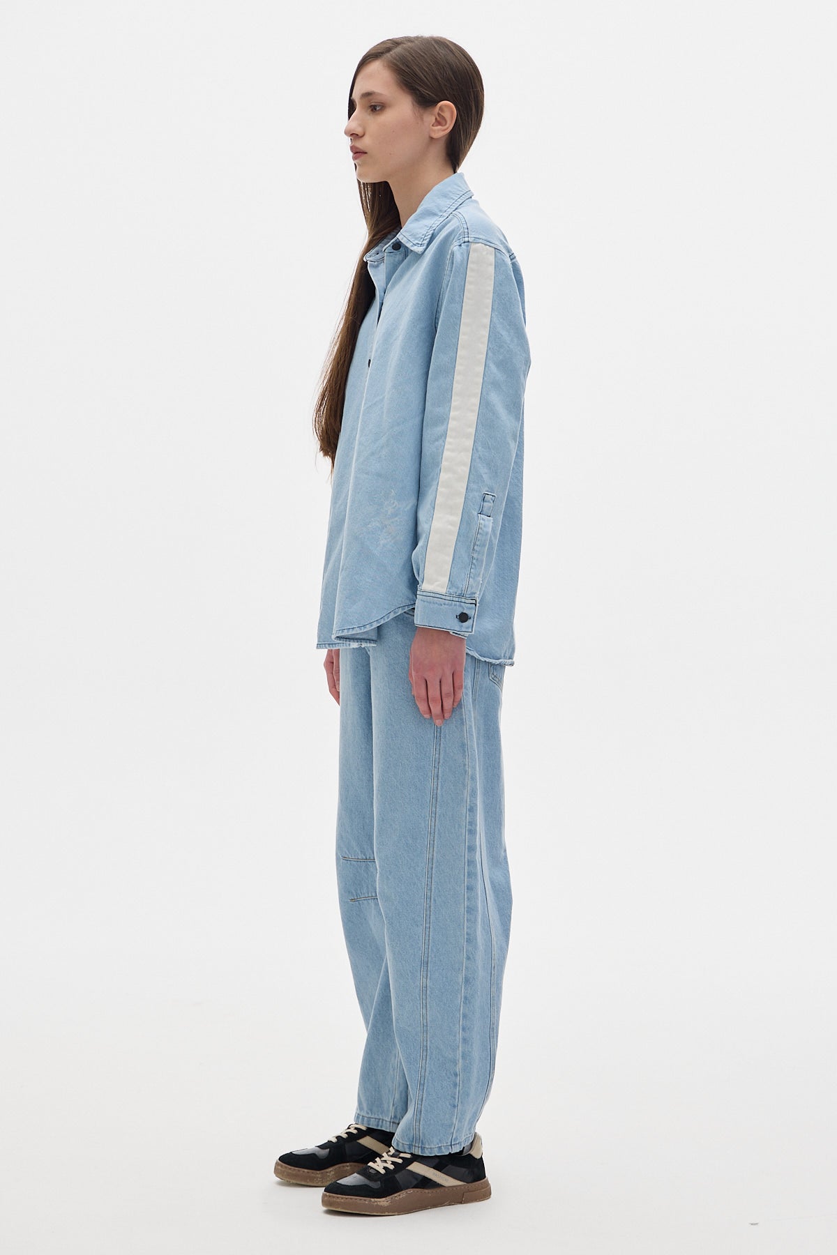 Noble Denim Shirt_Baby Blue