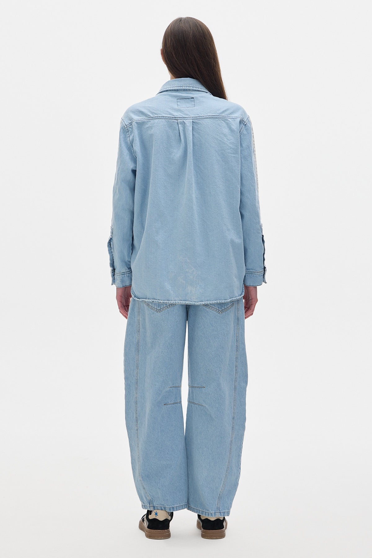 Noble Denim Shirt_Baby Blue