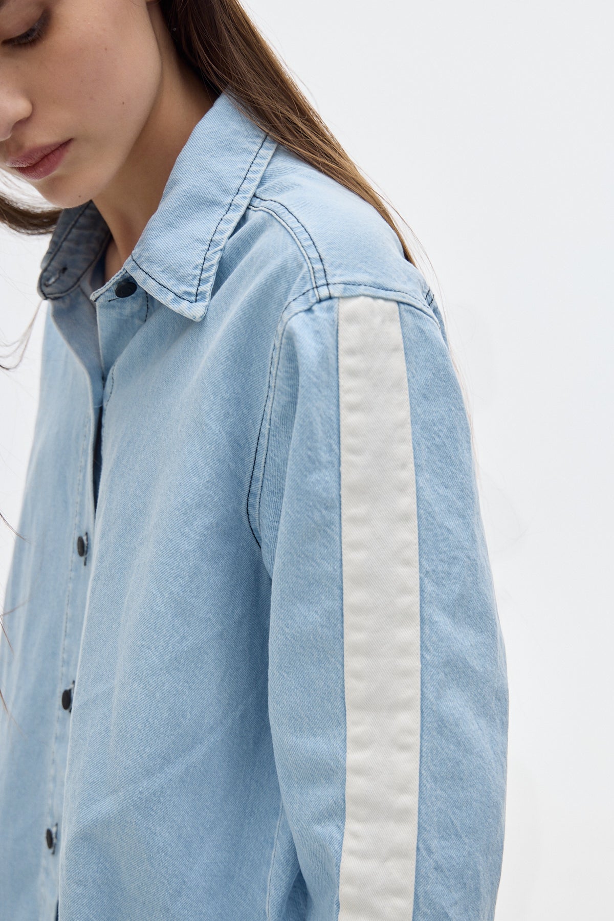 Noble Denim Shirt_Baby Blue