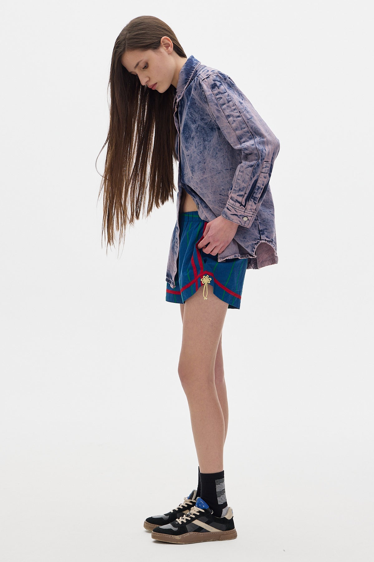 Noble Denim Shirt_Rose Washed