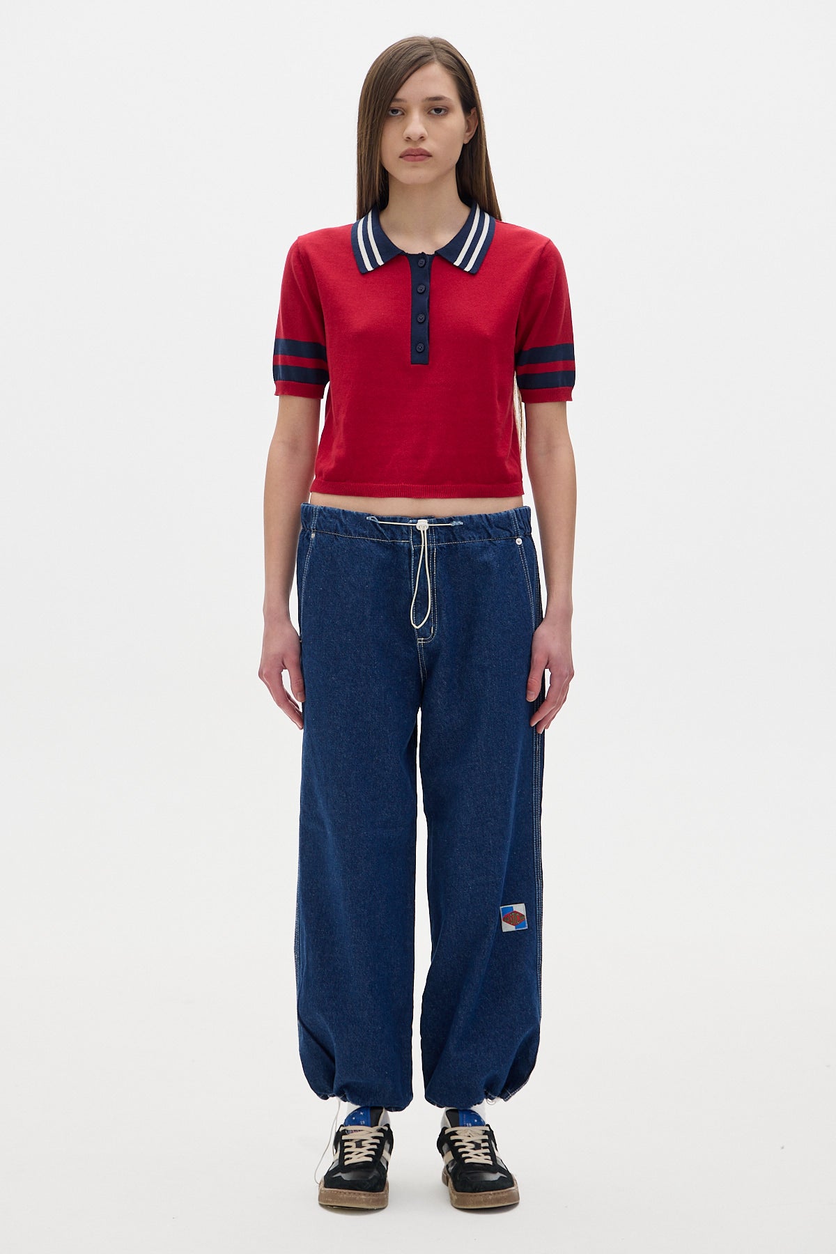 Parachute Denim Pants_Deep Blue