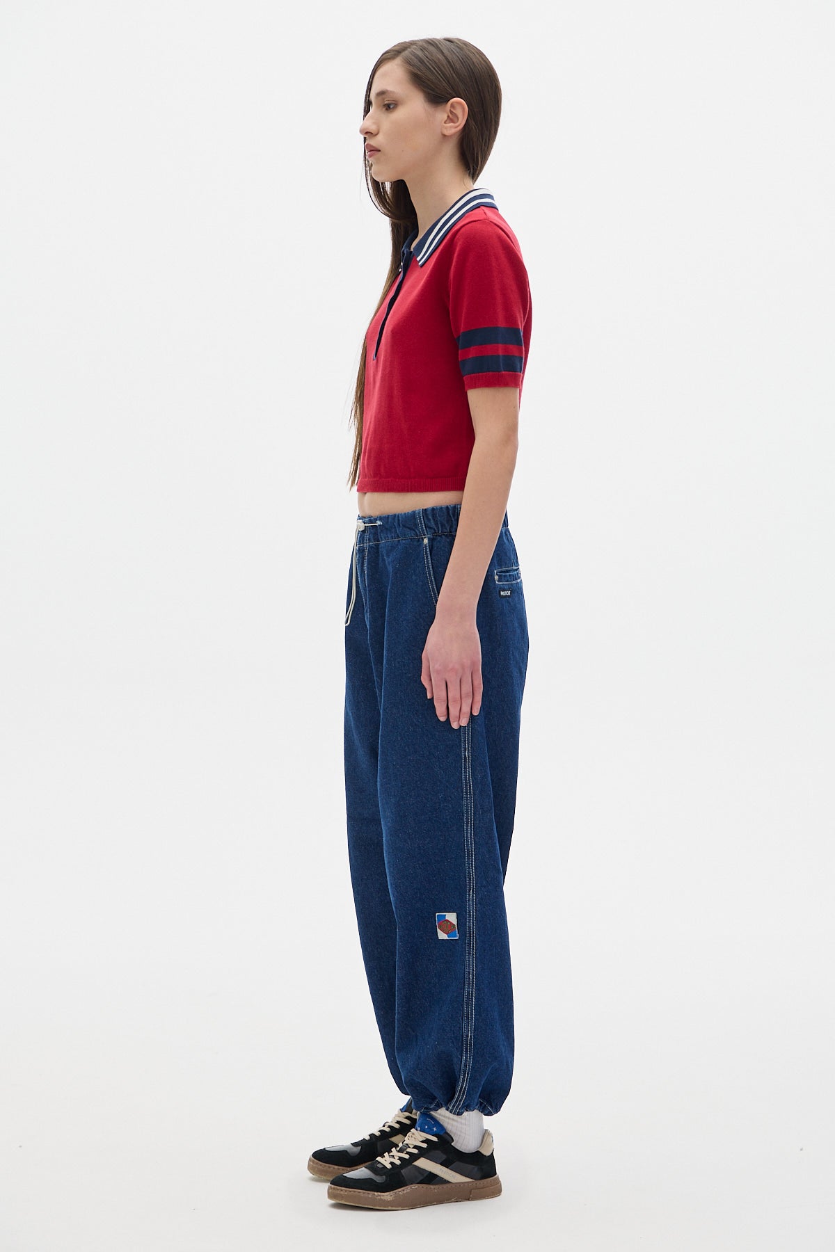 Parachute Denim Pants_Deep Blue