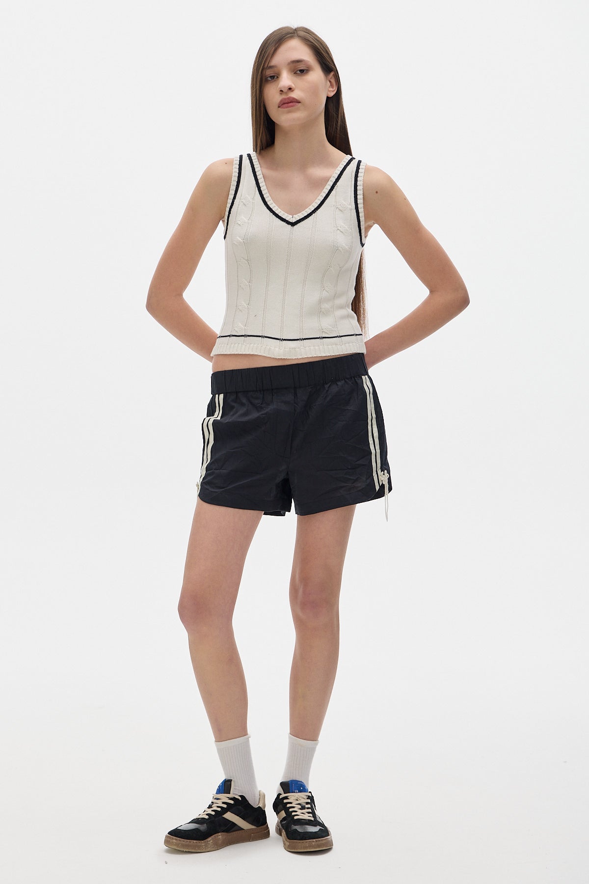 Morgan Knit Tank Top_Cream