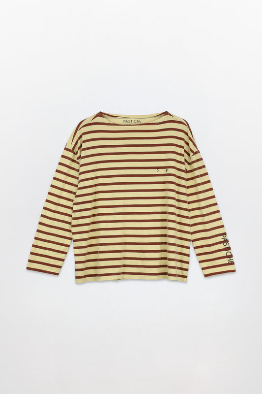 Sailor Stripes T-Shirt_Yellow/Bordeaux