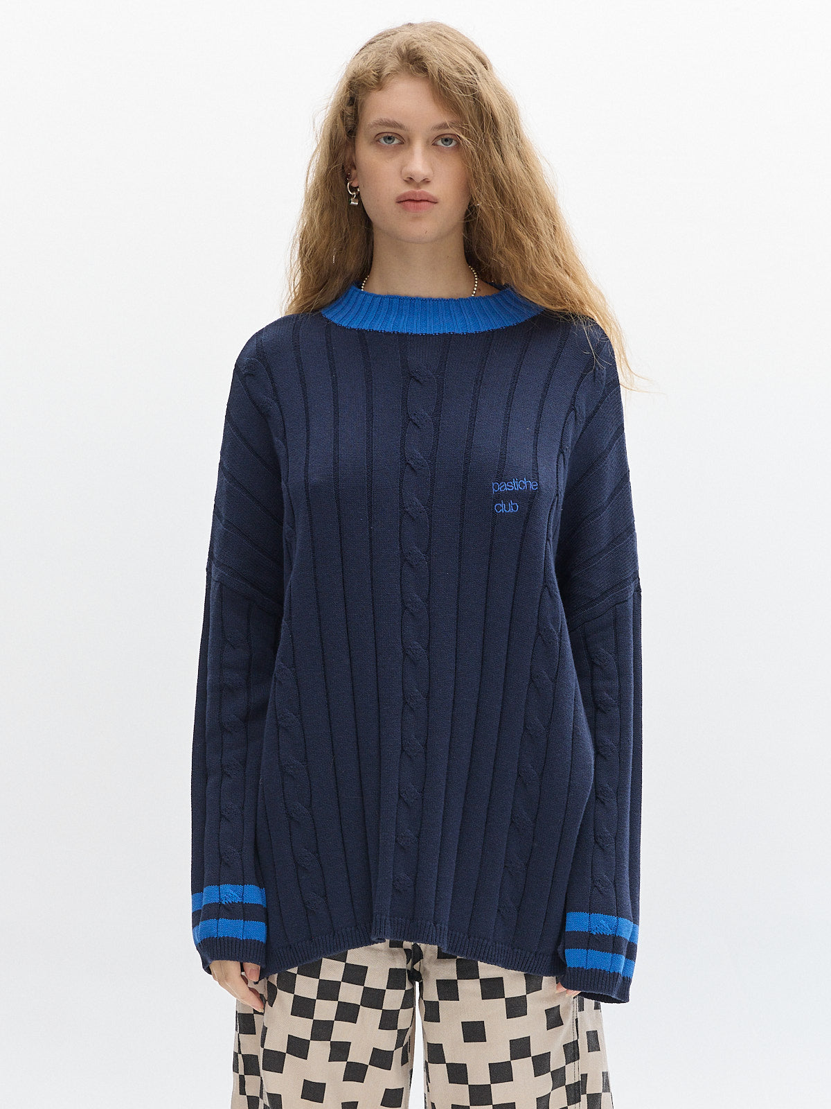 Serge Sporty Knit sweater _ Blue