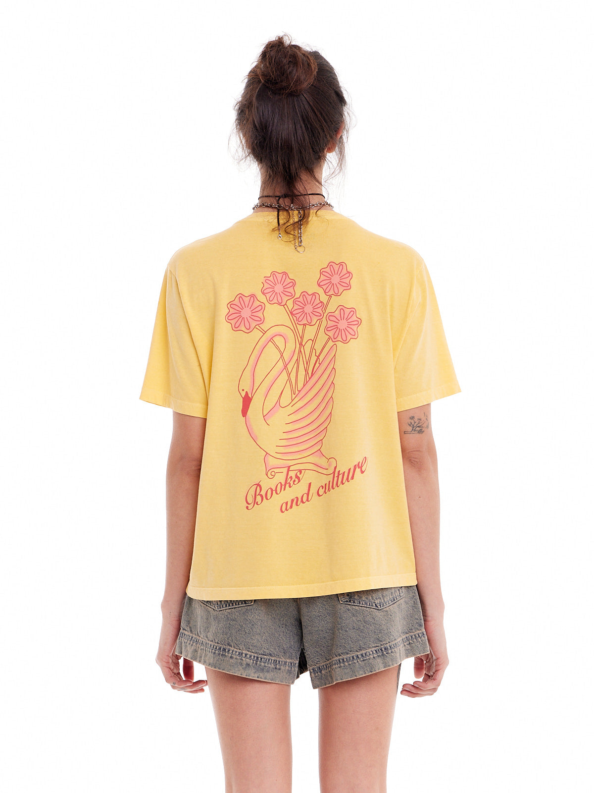 Swan t-shirt _ Yellow