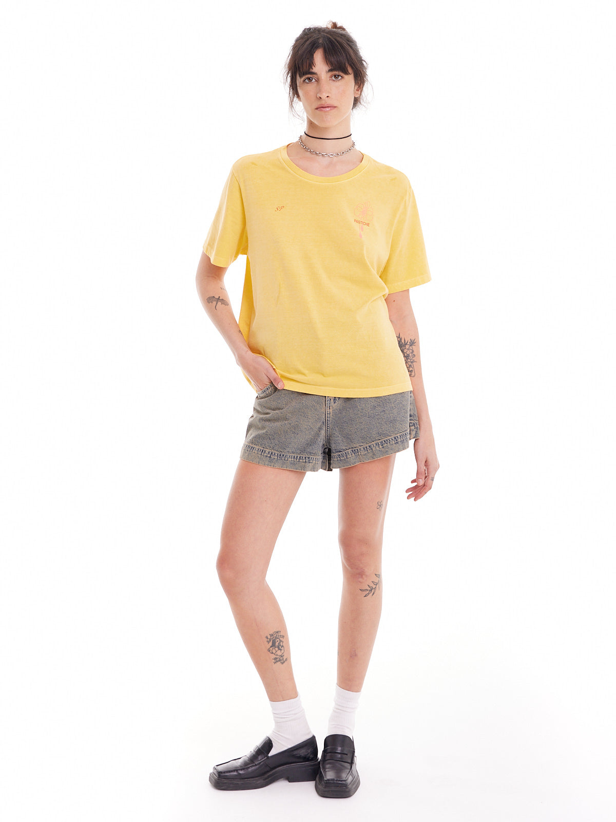 Swan t-shirt _ Yellow